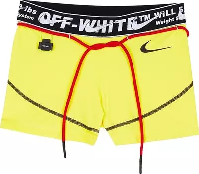 Шорты Nike x Off-White NRG RU Pro Shorts 'Opti Yellow', желтый