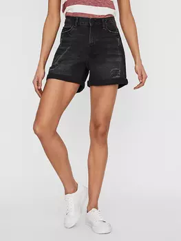 Шорты Noisy may Jeans Nmsmiley, черный