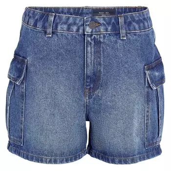 Шорты Noisy May Smiley Cargo Vi443Mb denim, синий