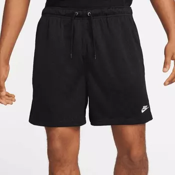 Шорты NSW Club Flow Nike, черно-белый