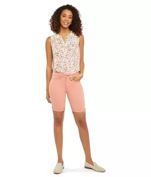 Шорты NYDJ, Ella Shorts w/ 1" Cuff in Terra Cotta