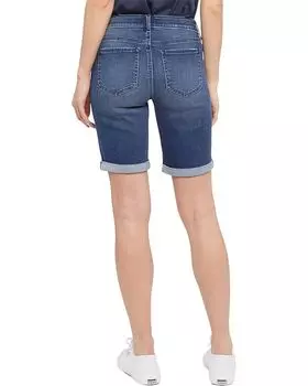 Шорты NYDJ Ella Shorts w/ 1" Cuff in Bluewell, цвет Bluewell