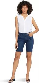 Шорты NYDJ Ella Shorts With Sideseam Slits, цвет Palace