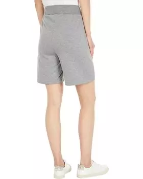 Шорты NYDJ French Terry Jogger Shorts, цвет Light Heather Grey