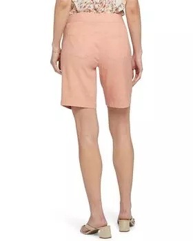 Шорты NYDJ Petite Modern Bermuda Shorts in Stretch Linen Twill, цвет Soulmate