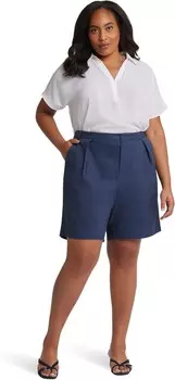 Шорты NYDJ Plus Relaxed Short, цвет Oxford Navy