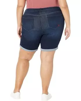 Шорты Nydj Plus Size Ella Shorts Cuffed w/ Heart Embroidered in Rapture, цвет Rapture