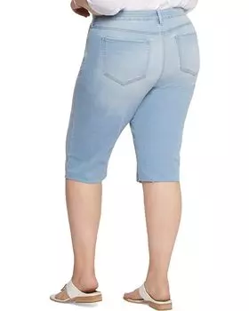 Шорты Nydj Plus Size Kristie 80s Bermuda in Hollander, цвет Hollander