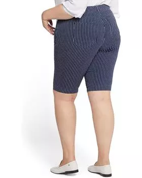 Шорты Nydj Plus Size Tailored Bermuda Shorts in Dark Enzyme, цвет Dark Enzyme