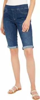 Шорты NYDJ Pull-On 12.5" Denim Bermuda Shorts in Clean Marcel, цвет Clean Marcel