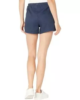 Шорты NYDJ Pull-On Shorts in Stretch Linen Twill, цвет Oxford Navy