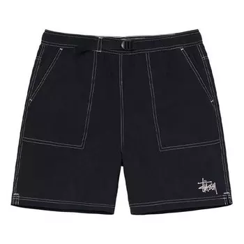Шорты nylon mountain short 'black' Stussy, черный