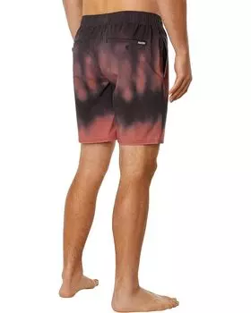 Шорты O'Neill Stockton Print E-Waist 18" Hybrid Shorts, цвет Mahogany