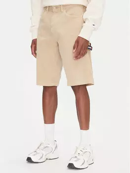 Шорты облегающего кроя из ткани Jaimie DM0DM21951 Tommy Jeans, бежевый