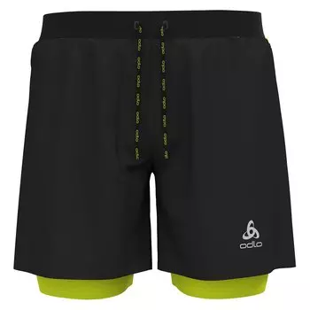 Шорты Odlo Axalp 2 In 1, черный