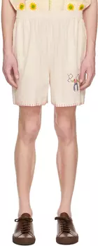Шорты Off-White с вышивкой HARAGO