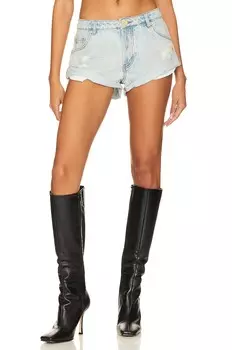 Шорты One Teaspoon Bandits Low Waist Denim Short, цвет Kansas Blue
