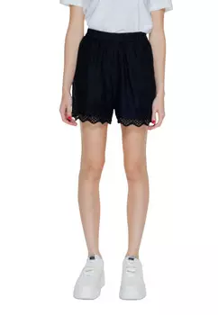 Шорты ONLY ажурные, черный