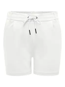 Шорты ONLY Carmakoma Regular Pleat-Front Pants, белый