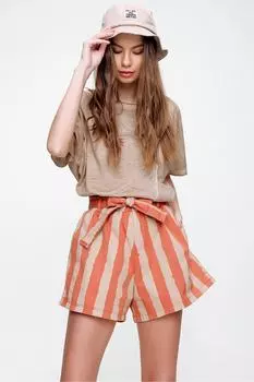 Шорты – оранжевый – нормальная талия Trend Alaat Stili, оранжевый