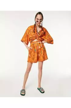 Шорты – оранжевый – нормальная талия Twist, оранжевый