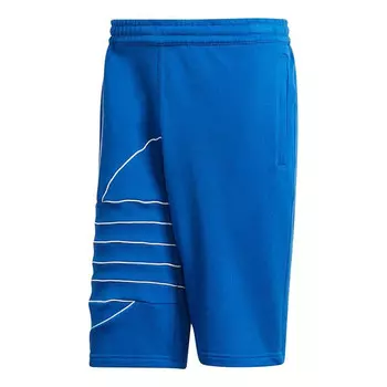 Шорты originals bg t out short splicing logo knit sports shorts blue Adidas, синий