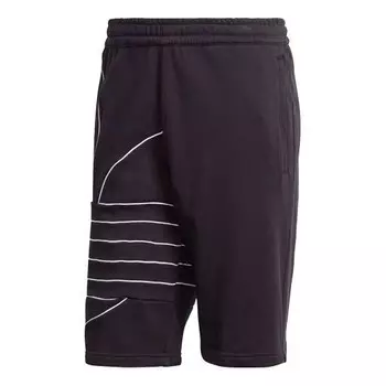 Шорты originals mens logo print sports shorts black Adidas, черный