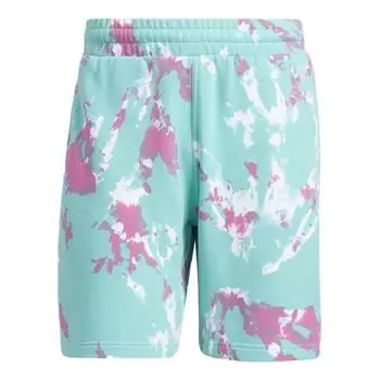 Шорты originals tie dye sports shorts green Adidas, зеленый