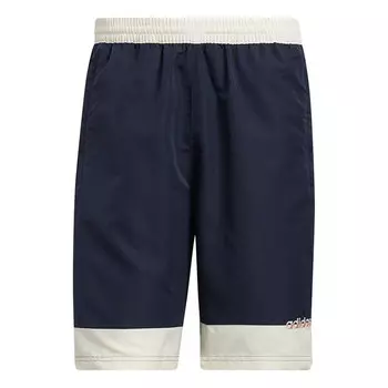 Шорты originals woven short causual sports stripe ventilate short pant male green Adidas, синий