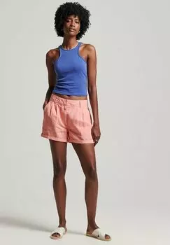 Шорты Overdyed Superdry, закат коралловый