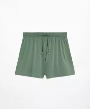 Шорты Oysho Modal Blend, зеленый