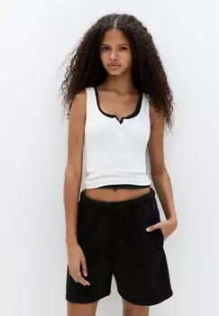 Шорты PACIFIC JOGGER - BERMUDA - Tracksuit bottoms PULL&BEAR, черный