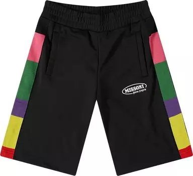 Шорты Palm Angels x Missoni Track Shorts 'Black/White', черный