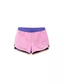 Шорты pantalocino color block bambine Ea7, розовый