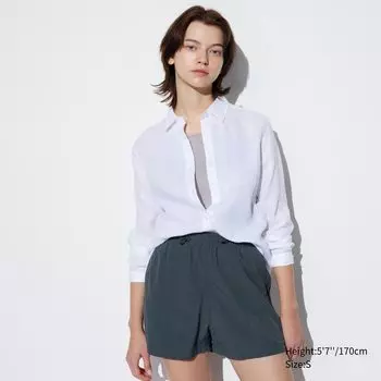 Шорты-парашюты Uniqlo женские, серый