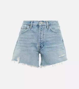 Шорты Parker из денима средней посадки Agolde, цвет swapmeet