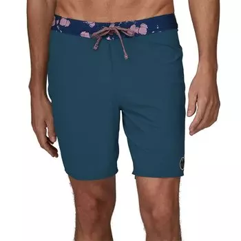Шорты Patagonia Hydropeak 18" Boardshorts, цвет Gerry Patch: Tidepool Blue
