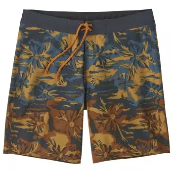 Шорты Patagonia Hydropeak, цвет Cliffs And Coves/Pufferfish Gold