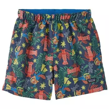 Шорты Patagonia Kid's Baggies Shorts, цвет Drew And Lobby/Lagom Blue