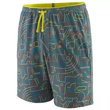 Шорты Patagonia Multi Trails 8'', цвет Lose Yourself Outline/Nouveau Green