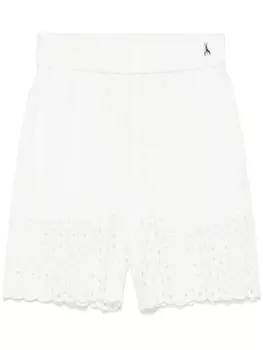 Шорты Patrizia Pepe английской бродери, белый
