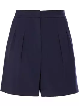 Шорты Patrizia Pepe с бляшкой-логотипом, синий