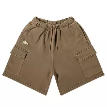 Шорты Patta Basic Washed Cargo Sweat Shorts, цвет Morel