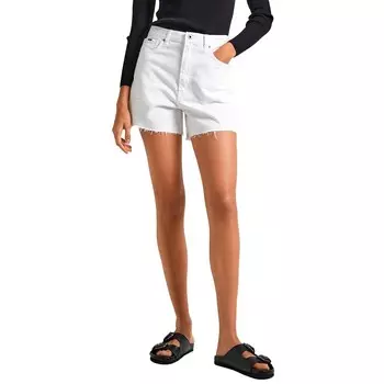 Шорты Pepe Jeans A-Line Fit denim, белый