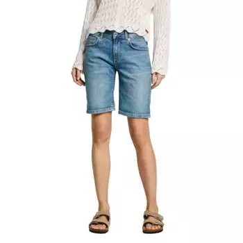 Шорты Pepe Jeans Fitted Poppy denim, синий