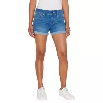 Шорты Pepe Jeans Relaxed Mw Fit Denim, синий