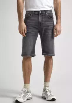 Шорты Pepe Jeans с фирменной этикеткой сзади, цвет Medium Used