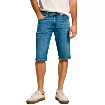 Шорты Pepe Jeans Straight Cash denim, синий
