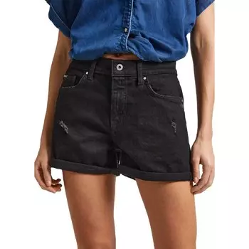 Шорты Pepe Jeans Straight Fit denim, синий