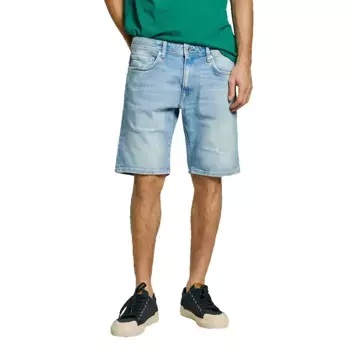 Шорты Pepe Jeans Taper Stanley denim, синий